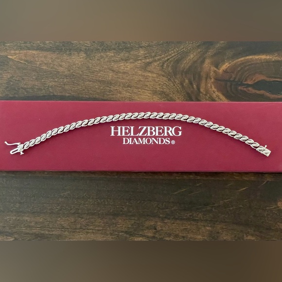 925 Sterling Silver Diamond Tennis Bracelet - Picture 5 of 11